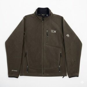 Mountain Hardwear Thermochill Plus Fleece Polartec Jacket L Olive Green